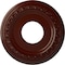 Ekena Millwork Jackson Ceiling Medallion (Fits Canopies up to 7 3/8"), 12 1/4"OD x 4"ID x 1 1/8"P, Brushed Mahogany CM12JABMF - alternate 1